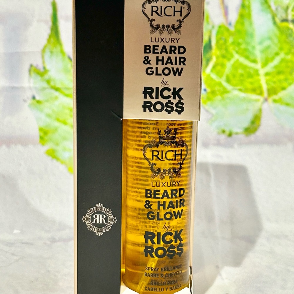 Rick Ross Beard & Hair Glow oil 50  Ml / 1.69 Fl Oz